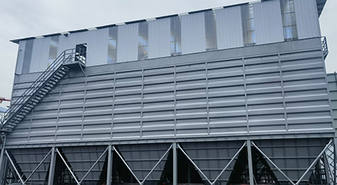 Toissijainen pölynpoisto Desheng Steel -muuntimesta